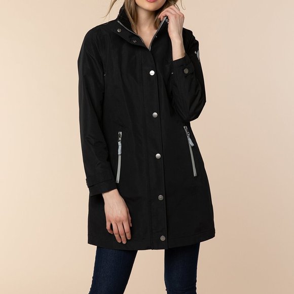 XXL Etage Black Rain Jacket - Picture 2 of 6